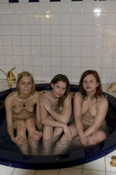 hot tub nude. Photo #5
