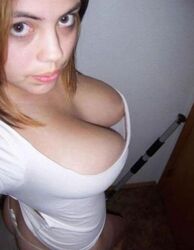 big teen cleavage. Photo #1