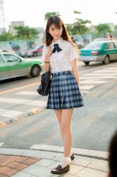 sexy japanese school girl. Photo #5