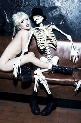 sexy skeleton girl. Photo #2