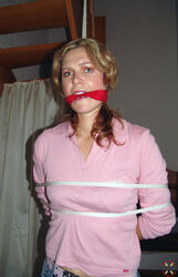 nude gals strapped and ball-gagged. Photo #4