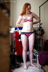 nude redhead lingerie. Photo #3