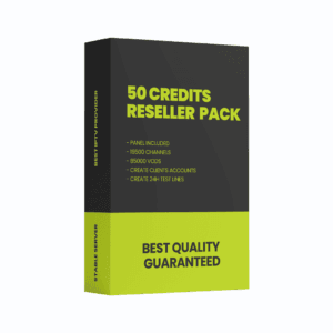IPTV RESELLER 50 CREDITS